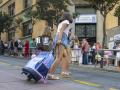 Un grupo de niños a la entrada del colegio en Ceuta
