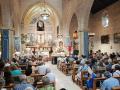 La iglesia de la Fuensanta, repleta durante el día 8