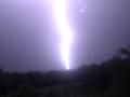 Imagen de archivo de la caída de un rayo durante una tormenta en la Comunidad Valenciana