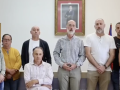 El alcalde de Bayona y su equipo