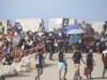 Imagen de un grupo de inmigrantes en Ceuta