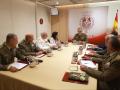 El Rey se reúne en La Zarzuela con la ministra de Defensa, el Jefe de Estado Mayor de la Defensa, el comandante general de Ceuta y los Mandos Operativos