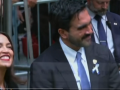 Los políticos demócratas Alexandria Ocasio-Cortez y Zohran Mamdani, alcalde de Nueva York