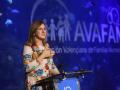Imagen tomada este domingo de María José Catalá en la clausura del 60 aniversario de la Asociación Valenciana de Familias Numerosas