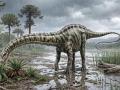 Ilustración de un Diplodocus