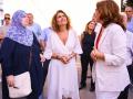 La líder del PSOE-A, María Jesús Montero, visita el barrio granadino del Zaidín