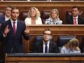 El presidente del Gobierno, Pedro Sánchez, interviene durante una sesión plenaria en el Congreso de los Diputados, a 9 de septiembre de 2026.