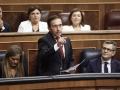 El ministro de Asuntos Exteriores, José Manuel Albares, este miércoles en el Congreso