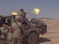 Combatientes afiliados al Gobierno yemení respaldado por Arabia Saudí enfrentándose a las autoridades hutíes en la provincia de Al-Jawf e