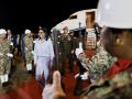 presidenta interina de Venezuela, Delcy Rodríguez, a su llegada al Aeropuerto Internacional Johan Adolf Pengel