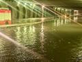 Imagen de un túnel inundado este miércoles en Valencia