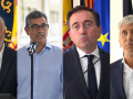 Los ministros Torres, Bolaños, Albares y Marlaska