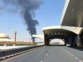 El aeropuerto de Riad, ayer