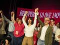 La ministra de Ciencia e Innovación, Diana Morant, en la clausura de la conferencia Política del PSPV-PSOE