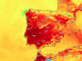 Temperaturas previstas para este martes