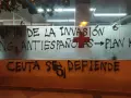 Pintadas en la sede de Cruz Roja en Ferrol