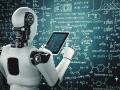Robot humanoide usando una tablet