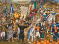 Mural 'Retablo de la independencia' del pintor Juan O'Gorman.