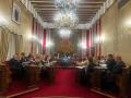 Imagen tomada este jueves durante el Pleno del Ayuntamiento de Alicante