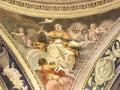 El Papa San Gregorio, con la paloma que le susurró al oído (basílica de Santa Maria di Campagna)