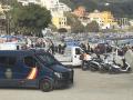 Vista parcial de la playa del Trampolín de Ceuta