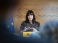 Imagen de la ministra Morant tomada durante un acto en Madrid el pasado 18 de septiembre