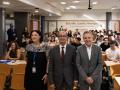 Imagen del acto de inauguración del Aula Mapfre CEU