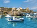 La isla de Tabarca vista desde el agua