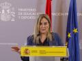La ministra de Educación y Formación Profesional, Milagros Tolón durante una rueda de prensa celebrada este lunes