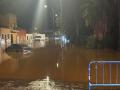 Inundaciones en la localidad pacense de Corte de Peleas
