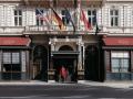 Entrada del hotel Sacher de Viena