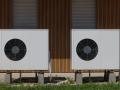 Casa que incorpora energías renovables mediante bombas de calor aerotérmicas