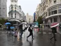 Las lluvias regresan a Madrid