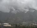 Nubes bajas por la borrasca en La Palma