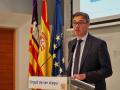 El portavoz del Govern, Antoni Costa, en la rueda de prensa posterior al Consell de Govern.