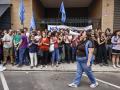Imagen de una protesta contra un desahucio en Valencia