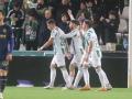 Una de las celebraciones de los goles del Córdoba al Tenerife en 2024