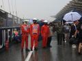 El inicio del GP de Baréin se vio retrasado por la lluvia