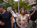 La presidenta del Congreso de los Diputados, Francina Armengol, durante una manifestación por la vivienda en Palma