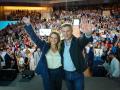 La presidenta del Govern, Marga Prohens, y el líder del PP, Alberto Núñez Feijóo