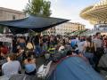Acampada en la plaza de La Encarnación de Sevilla