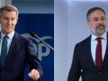 Alberto Núñez Feijóo y Santiago Abascal comparecen tras el adelanto electoral