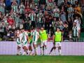 La celebración del tercer tanto cordobesista ante el Tenerife
