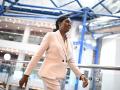 La líder del Partido Conservador, Kemi Badenoch, en Birmingham
