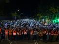 Manifestantes en la marcha en homenaje a Maricarmen
