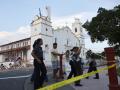 Imagen de una iglesia afectada en Panamá tras el terremoto