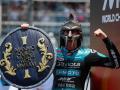 Máximo Quiles festeja su Mundial de Moto3