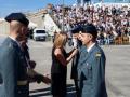 Imagen tomada este lunes en Valencia de Pilar Bernabé durante los actos en honor a la patrona de la Guardia Civil