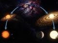 Ilustración de la formación de sistemas planetarios