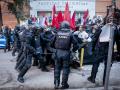 Cargas policiales durante una manifestación en el campus de Ciudad Universitaria, a 14 de octubre de 2026